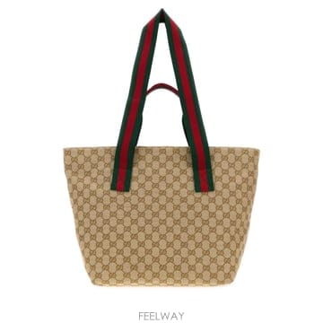 26FW 구찌 스몰 shopping 백 in 샌드 베이지 GG fabric 875941FAFV99653 TP