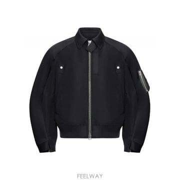 26SS Sacai 코튼 Chino X Nylon Twill Blouson 2603911M001 TP5788