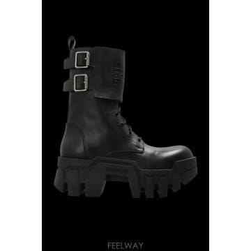 26SS Balenciaga Platform 앵클 부츠 Bulldozer Combat 853863WCDA91