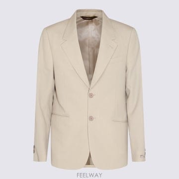 24SS Fendi 싱글 breasted 울 블레이저 FJ0798AR8TF1MTE TP577096159