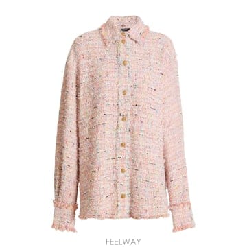 26FW Balmain Tweed 셔츠 HF1HD005XM17AAA TP577077293