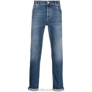 Brunello Cucinelli ���ڷ� ��ġ�ڸ� TRADITIONAL �� FIVE POCKET TROUSERS IN ����Ʈ ��ư ���� M2���ڷ� ��ġ�ڸ� TRADITIONAL �� FIVE POCKET TROUSERS 