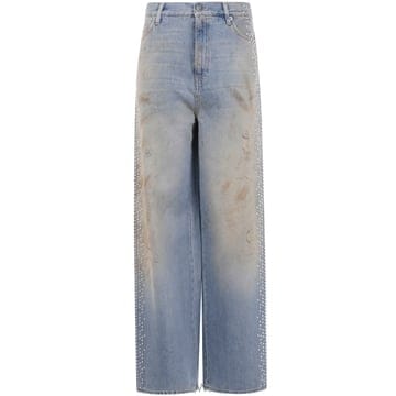 Golden Goose 25FW ��籸�� ���̵� light ���� jeans, ���� wash distressed effect GWP025FW ��籸�� ���̵� light ���� jeans, ���� wash distr