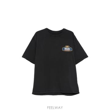 26SS RHUDE 맨즈 T 셔츠 RHSS26TT040126189BLACK TP577188375