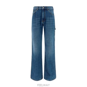 Alexander Mcqueen 23FW �˷���� ���� Workwear ���� Loose Jeans in ��ư ���� Man 726624QUY423FW �˷���� ���� Workwear ���� Loose Jeans in ��ư 
