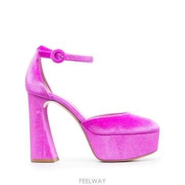 Gianvito Rossi 23FW ���Ⱥ���ξ� Chenille Pumps G4038970RICCLLBLOOM TP57182165223FW ���Ⱥ���ξ� Chenille Pumps G4038970RICCLLBLOOM T