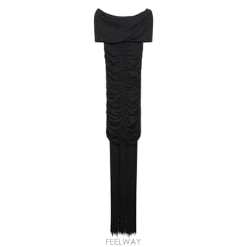Khaite 24FW Khaite Draped midi �巹�� 9277401200 TP57718663524FW Khaite Draped midi �巹�� 9277401200 TP577186635