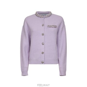 Self Portrait 25FW Self portrait ��Ʈ ����� WITH ũ����Ż PF25085CLLILAC TP575476825FW Self portrait ��Ʈ ����� WITH ũ����Ż PF25085CL