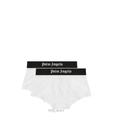Palm Angels 25SS �ʿ����� �ΰ� ���̽�Ʈ ��� boxers  pack of ��  PMUH009S25FAB001011025SS �ʿ����� �ΰ� ���̽�Ʈ ��� boxers  pack of ��  P