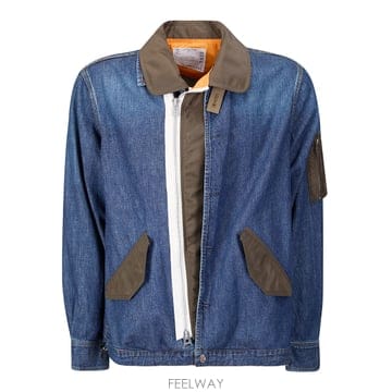 26SS Sacai 데님 앤 nylon 자켓 2603928M401 TP570622050