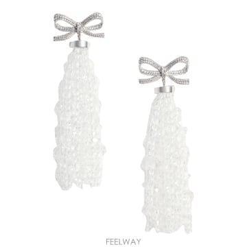Self Portrait 26SS Self portrait ���� Beaded Waterfall Earrings 634ESILVER T26SS Self portrait ���� Beaded Waterfall Earrings 634E