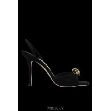 Jimmy Choo 26FW ������ Emani 100 heeled ���� EMANI100BSBBLACKCLOVER TP57648526FW ������ Emani 100 heeled ���� EMANI100BSBBLACKCLOV