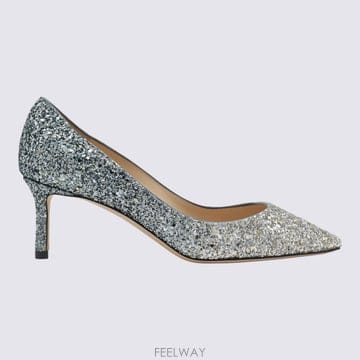 Jimmy Choo 24FW ������ ������ Silver Tone Romy Pumps ROMY60BRE0C6079 TP57211824FW ������ ������ Silver Tone Romy Pumps ROMY60BRE0C6