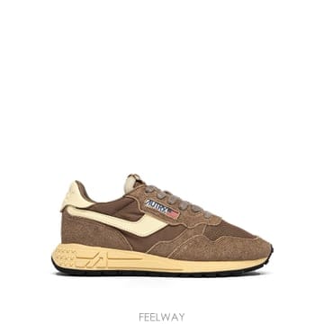 Autry Reelwind 로우 스니커즈 In 브라운 Suede 레더 WWLWUT43 TP571626299