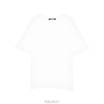 Jacquemus 26SS ��ũ���� Asymmetric t ���� Tovalo TOW00896AJ00260100 TP57156926SS ��ũ���� Asymmetric t ���� Tovalo TOW00896AJ00260