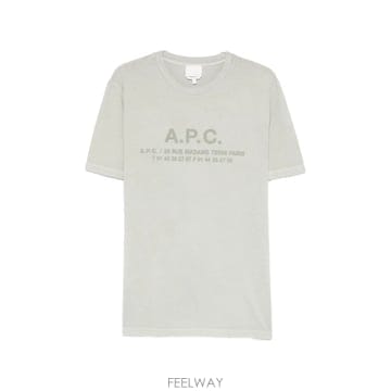 A.P.C. 26SS A P C  Organic ��ư T ���� with �ΰ� ����Ʈ COHBSH26570KAB TP57126SS A P C  Organic ��ư T ���� with �ΰ� ����Ʈ COHBS