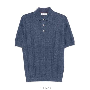 Brunello Cucinelli 26SS ���ڷ� ��ġ�ڸ� Linen �� ��ư ���̵� Rib ��Ʈ ���� M2L707815CYZ37 TP57126SS ���ڷ� ��ġ�ڸ� Linen �� ��ư ���̵� Rib ��Ʈ 