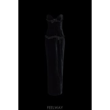 ALESSANDRA RICH 26SS �˷�����ġ Off ��� �巹�� FABX4273F26030900BLACK TP57149717526SS �˷�����ġ Off ��� �巹�� FABX4273F26030900B