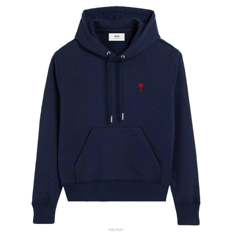 26SS 아미 하트 로고 공용 후드 티셔츠 BFUSW235 730 430