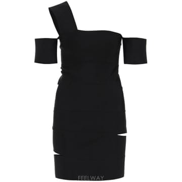 Alexander Mcqueen 24FW �˷���� ���� �˷���� ���� bandage �̴� �巹�� 720566Q1A4C1000 TP57547524FW �˷���� ���� �˷���� ���� bandage �̴� �巹�� 7
