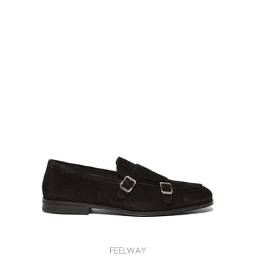 | Other Brand | 26SS DOUCALS Double Buckle Moccasin In ��ũ ���� Suede DU3384NO26SS DOUCALS Double Buckle Moccasin In ��ũ ���� Sue