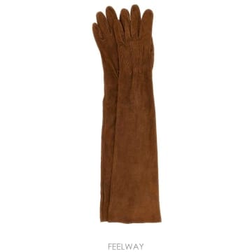 PRADA 25FW ����� Caramel suede �� gloves 1GG21015B9F0BW5 TP57547490925FW ����� Caramel suede �� gloves 1GG21015B9F0BW5 TP