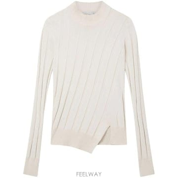 Stella McCartney 23FW ���ڶ� ��īƮ�� ���ڶ� ��īƮ�� ���̵� Rib ��Ʈ ž 6K04993S24239200 TP5787923FW ���ڶ� ��īƮ�� ���ڶ� ��īƮ�� ���̵� Rib ��Ʈ 