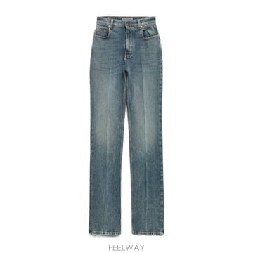 Balenciaga 26SS Balenciaga High Waisted Jeans In Vintage ���� 872177TUW6926SS Balenciaga High Waisted Jeans In Vintage ���� 872