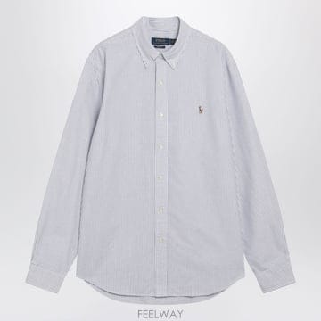 Ralph Lauren 26FW ���� ���� �η� Light ���� ȭ��Ʈ striped Oxford Custom �� ���� 71095326FW ���� ���� �η� Light ���� ȭ��Ʈ striped Oxford C