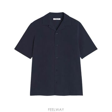 Maison Kitsune 26SS Maison Kitsune SEERSUCKER RESORT ���� QM00407WC50820413 T26SS Maison Kitsune SEERSUCKER RESORT ���� QM00407WC50