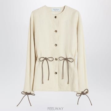 Max Mara 26SS �������� ������ linen �� ��ũ ���� with drawstring MXMCAREZZALI01026SS �������� ������ linen �� ��ũ ���� with drawstrin