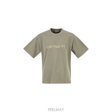 Carhartt 26FW CARHARTT Organic ��ư T ���� with Spray Effect �ΰ� I0368533R26FW CARHARTT Organic ��ư T ���� with Spray Effect ��