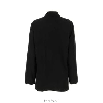 THE Row 24SS �� �ο� SHIRTS 7498W2583BLK TP57923883924SS �� �ο� SHIRTS 7498W2583BLK TP579238839