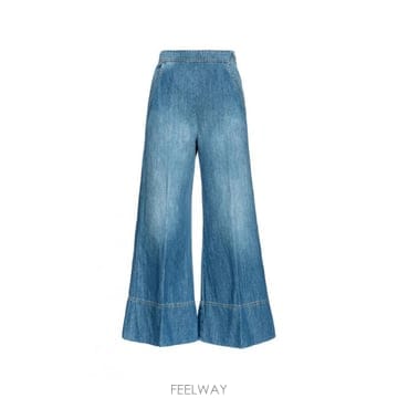 | Other Brand | 25SS Pinko �� Paolina Palazzo Jeans In Linen Blend 104823A2GQ25SS Pinko �� Paolina Palazzo Jeans In Linen Blend 104