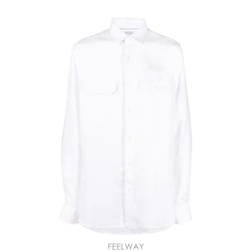 Brunello Cucinelli 25FW ���ڷ� ��ġ�ڸ� Camicia ���ڷ� ��ġ�ڸ� in canapa MQ6590626C001 TP525FW ���ڷ� ��ġ�ڸ� Camicia ���ڷ� ��ġ�ڸ� in ca