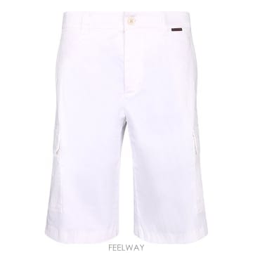 MOORER 26SS MOORER ����Ʈ ����Ʈ fabric bermuda  Side cargo pockets  Butt26SS MOORER ����Ʈ ����Ʈ fabric bermuda  Side cargo p
