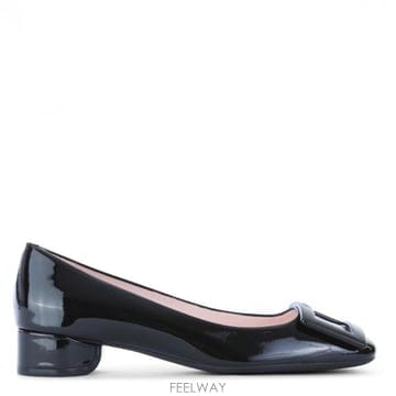 Roger Vivier ���� ��� Roundy lacquered decollette 25 RVW76741290D1PB999 TP5���� ��� Roundy lacquered decollette 25 RVW76741290