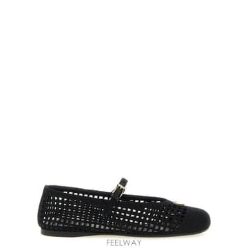 PRADA 26SS ����� Crochet ballerinas in ��ư 1F364OF0052F46F0002 TP570426SS ����� Crochet ballerinas in ��ư 1F364OF0052F46F
