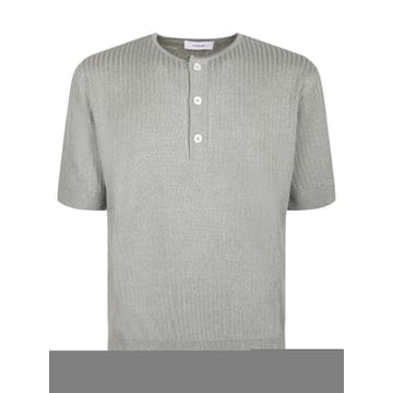 Lardini 26SS Lardini Linen �� ��ư ������  Sage �׸� color  Serafino collar26SS Lardini Linen �� ��ư ������  Sage �׸� color  Se