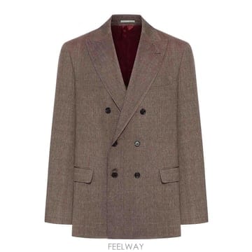 Brunello Cucinelli 26SS ���ڷ� ��ġ�ڸ� Double Breasted Tailored ���� MZ4087BPDC009 TP526SS ���ڷ� ��ġ�ڸ� Double Breasted Tailored ���� M