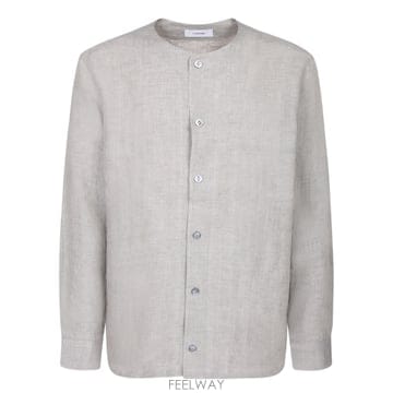 Lardini 26SS Lardini ���������� ����  Mandarin collar  100  linen fabric  F26SS Lardini ���������� ����  Mandarin collar  100  li