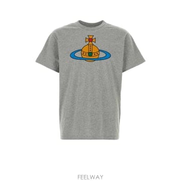 ViVienne westwood 26SS ���� ����Ʈ��� Melange grey ��ư t ���� 3G01004SJ001MP001 TP570826SS ���� ����Ʈ��� Melange grey ��ư t ���� 3G0100