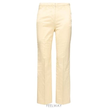 Toteme 25SS Toteme Cropped Straight Trousers 252WRB0248FB0391ECRU1125SS Toteme Cropped Straight Trousers 252WRB0248FB0391