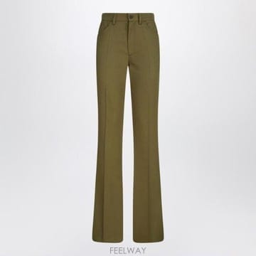 THE ATTICO 25FW ���Ƽ�� Military �׸� �� gabardine trousers 251WCP00273WWW06525FW ���Ƽ�� Military �׸� �� gabardine trousers 251W
