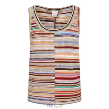 Paul Smith 26SS �����̽� Merino ��Ʈ  ��Ƽ �÷� stripe design  Sleeveless ��  W1R626SS �����̽� Merino ��Ʈ  ��Ƽ �÷� stripe design  Sl