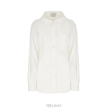 Stella McCartney 25FW ���ڶ� ��īƮ�� ȭ��Ʈ poplin ���� 620175SMA909000 TP57819564325FW ���ڶ� ��īƮ�� ȭ��Ʈ poplin ���� 620175SMA90900