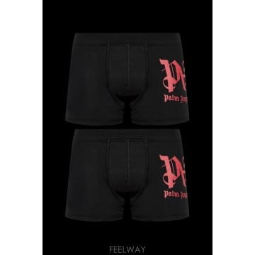 Palm Angels �ʿ����� �� pack of boxers with �ΰ� PLA1UMBTR07BI0BLACK TP57656909�ʿ����� �� pack of boxers with �ΰ� PLA1UMBTR07BI0BLA