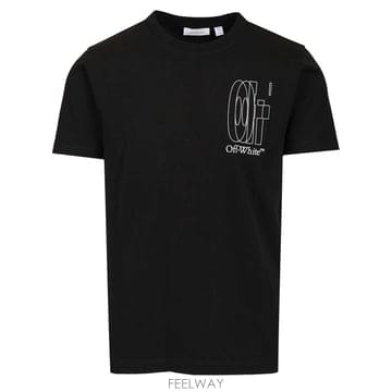 Off White 26SS Off ȭ��Ʈ OUTL DBL ARR S S ���� TEE ȭ��Ʈ OMAA027S26JER00300026SS Off ȭ��Ʈ OUTL DBL ARR S S ���� TEE ȭ��Ʈ OMAA0