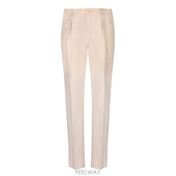| Other Brand | 26SS Tagliatore Seersucker fabric  Cream color  Drawstring ��26SS Tagliatore Seersucker fabric  Cream color  Drawst