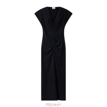 Isabel Marant 26FW ���ں����� Nadra wrap �巹�� in ���� ���� RO1174FBA1N41I01BK TP579226FW ���ں����� Nadra wrap �巹�� in ���� ���� RO1174F